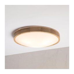 Brilagi - Lampă de tavan LED CARVALHO MODERN SLIM 3xE27/60W/230V Ø 47,5 cm stejar