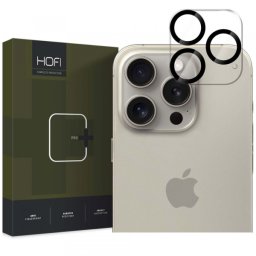 Folie de protectie Camera Spate HOFI CAM PRO+ pentru Apple iPhone 16 Pro Max / 16 Pro, Sticla Securizata, Neagra