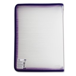 Mapa cu fermoar A4+ PP mat, mov