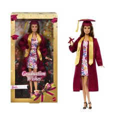 Papusa Barbie Signature Dorinte de Absolvire cu roba si diploma