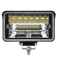 Proiector LED auto dreptunghiular 108w cu 2 faze 12v 24v de 4 INCH