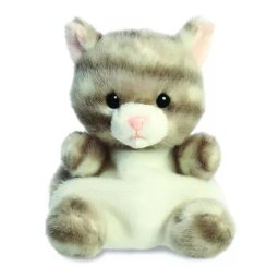 Pisicuța de pluș Kitty argintie - 11 cm