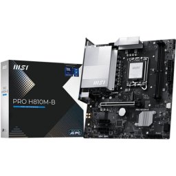 Placa de bază MSI PRO H810M-B, LGA1851, DDR5, mATX, Negru