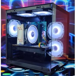 Calculator Gaming Intel Rocket Lake Core i5 10400, 16GB DDR4, NVME 512GB + 1TB HDD, video PNY GeForce GTX 1070 8GB GDDR5 256-bit, telecomanda ARGB
