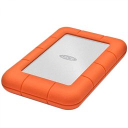 HDD Extern LaCie Rugged Mini 1TB, USB 3.0 (up to 130MB/s), 1.2-meter drop and 1-ton car crush resistance, rain resistance, Ultra small, Data Rescue Services 3 ani, Orange