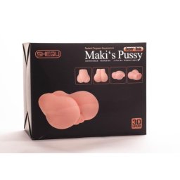 Masturbator 2-in-1 Vagin + Anus Makis Butt Stroker