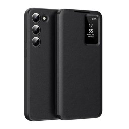 GIGAPACK samsung s23 toc de podea activ flip, smart view cover, negru