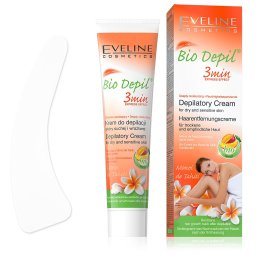 Cremă Depilatoare pentru Piele Uscată și Sensibilă BIO Mango Eveline Epilare în 3 Minute