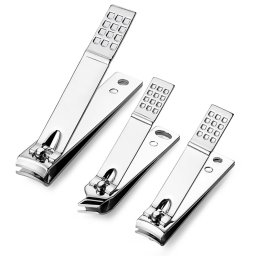 Set 3 Unghiere Mare Medie si Oblica pentru Manichiura Pedichiura