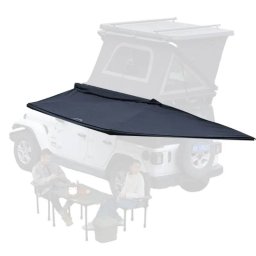 Marchiză auto 180°, pentru partea dreapta, cu design autoportant, acoperire 6,9 m², montaj rapid pentru SUV, pick-up și van, material Rip-Stop UPF50+, Wild Land
