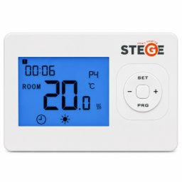 Termostat ambient Stege HT200, cu fir, programabil