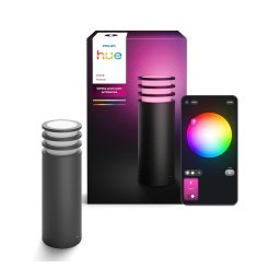Philips - Lampă LED RGB reglabilă de exterior Hue LUCCA 1xE27/8,1W/230V IP44