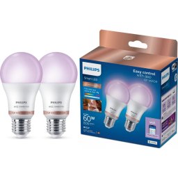 Set 2 buc. Becuri LED dimabile Philips SMART A60 E27/8,5W/230V 2200-6500K