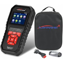 Tester diagnoza auto OBD2 Konnwei KW850, citire/stergere erori, test EVAP, senzor O2, baterie, motor & baterie, ecran color 2.8", compatibil multimarca