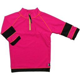 Tricou De Baie Pink Black Marime 98-104 Protectie Uv Swimpy