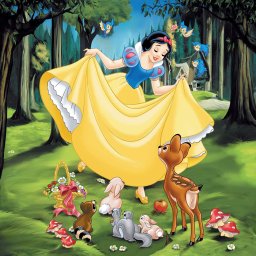 Puzzle alba ca zapada, cenusareasa si ariel, 3x49 piese