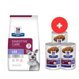 HILL'S Prescription Diet Digestive Care i/d ActivBiome Canine Low Fat 12 kg + 3 x 360g hrana caini GRATIS