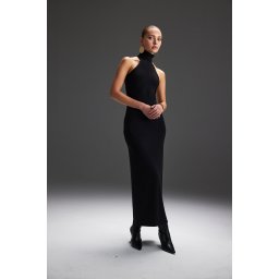 Rochie lungă VATKALI cu legătură la gât