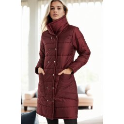 Palton de damă Dewberry bordo