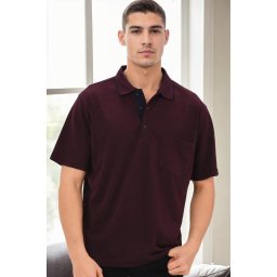 Tricouri polo bordo pentru bărbați