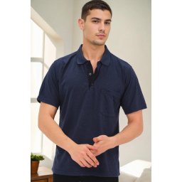 Tricouri polo Dewberry pentru bărbați, bleumarin