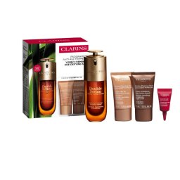 Set Clarins Double Serum & Extra-Firming Age-Defying, Serum 50 ml cu Day Cream 15 ml, Night Cream 15 ml si Total Eye Lift 3 ml