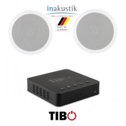 Pachet sonorizare stereo multiroom prin streaming cu ARYLIC A30+ si 2 boxe de tavan Inakustik Ambientone R1