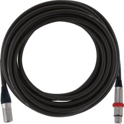 Klotz 3 m - XLR Mamă cu întrerupător (switch) Silver