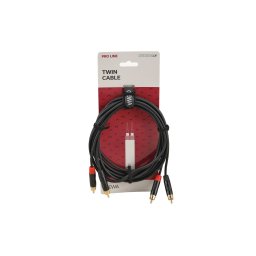 Gewa Twin cable Pro Line RCA-RCA 3m