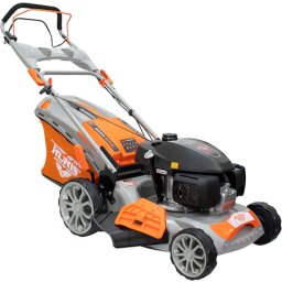 Masina de tuns gazon iarba autopropulsata pe benzina Ruris RX355S, 3.5 CP, 145 CC, 4 timpi, 46 cm latime lucru, 25-75 mm inaltime lucru, mulching,65 l volum sac colector,rezervor 1 l