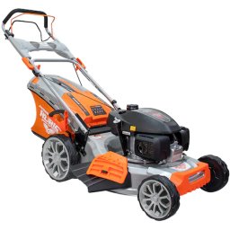 Masina de tuns gazon iarba autopropulsata pe benzina Ruris rx555s, 5.2 CP, 202 CC, 4 timpi, 53 cm latime lucru, 25-75 mm inaltime lucru,functie mulcire, 65 l sac colector,rezervor 0.9 l