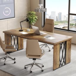 Masa de Birou, 200 cm, office Maro, masa sala conferinta, birou managerial - BIM6