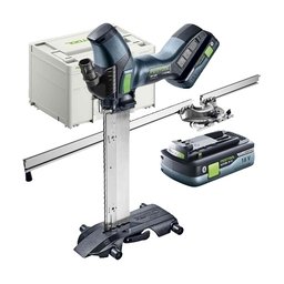 Festool - ISC 240 HPC 4,0 EBI-Plus-XL-FS - Fierastrau pentru materiale izolatoare cu 2 acumulatori, Li-Ion, 18 V, 4 Ah, valiza speciala, accesorii