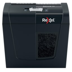 Distrugator manual documente Secure X6 6 coli P4 cross-cut 10L Negru
