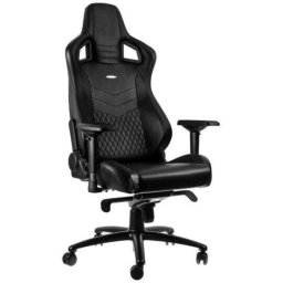Scaun Gaming EPIC Real Leather Gaming Chair - black