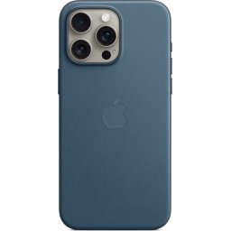 Husa FineWoven Case with MagSafe pentru iPhone 15 Pro Max, Pacific Blue