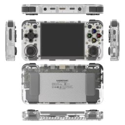 Consola Retro gaming console ANBERNIC RG35XX H white/transparent