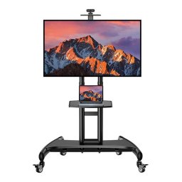 TV Cart Mobil 32"-82" 45 kg max. PSTVMC05-US Negru
