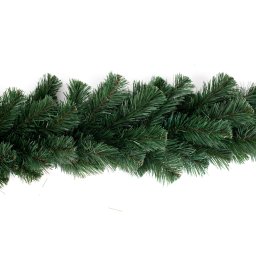Ghirlanda de Craciun verde din PVC Fairy tale 2m