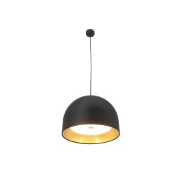Pendul scandinav Gravity SP3, H:147 cm D:40 cm, 3xE27, negru mat auriu