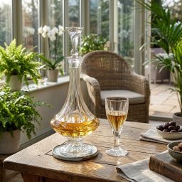 Set 6 Pahare Lichior cu Sticla din Cristal Bohemia King Louis