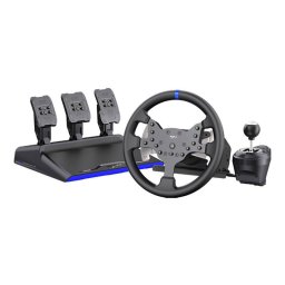 Volan Gaming PXN V99 cu Pedale si Schimbator de Viteze pentru PC / PS3 / PS4 / XBOX ONE / XBOX Series S / X / Nintendo Switch Negru
