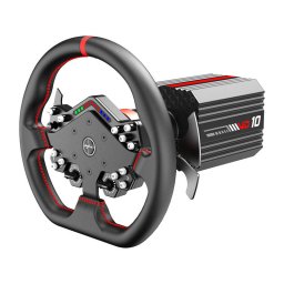 Kit Volan Gaming PXN VD10 DS cu Baza Direct Drive pentru PC Negru