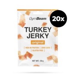GymBeam Turkey Jerky 20 x 50 g original