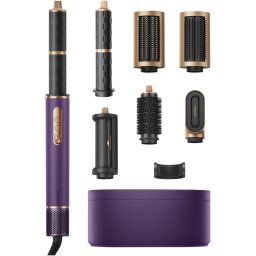 Ondulator si uscator de par Dreame AirStyle Pro AMF18A, kit de accesorii 7 in 1 pentru uscarea si coafarea parului, putere nominala 1300W, 3 setari de temperatura, 3 setari de viteza a fluxului de aer, NTC300, Mov