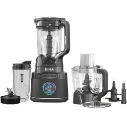 Detect Power Pro TB401, 1200W, 2.1L/1.8L/3x700ml, 14 functii manuale, 6 functii automate, framantare aluat, BlendSense, lame Detect Total Crushing, Chopping Blade si Hybrid Edge, 3 recipiente To Go Tritan, negru