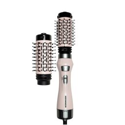 Perie Motor DC 2 trepte de putere Invelis ceramic Rotire in ambele sensuri Accesorii: perie rotunda mare 50 mm perie rotunda medie 40 mm capac protectie perie 1200 W Roz cu gri