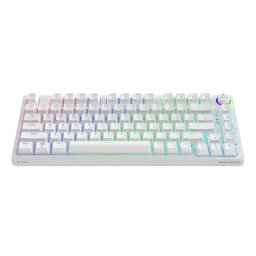 Tastatura Wireless Mechanical Gateron Red Pro ABS Alb