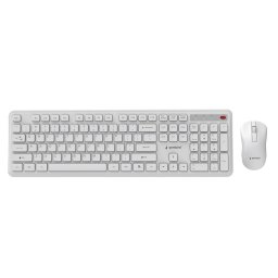 Tastatura Slim Pro Business wireless desktop set US layout Alb