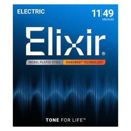 Elixir 12102 Medium (11-49) NW - electric guitar strings